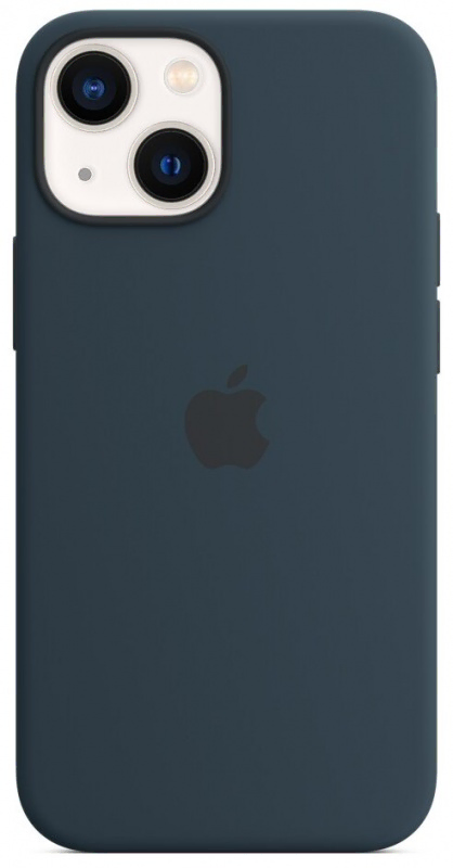 Накладка Apple iPhone 13 Pro Max Silicon Case MagSafe (Синий омут)