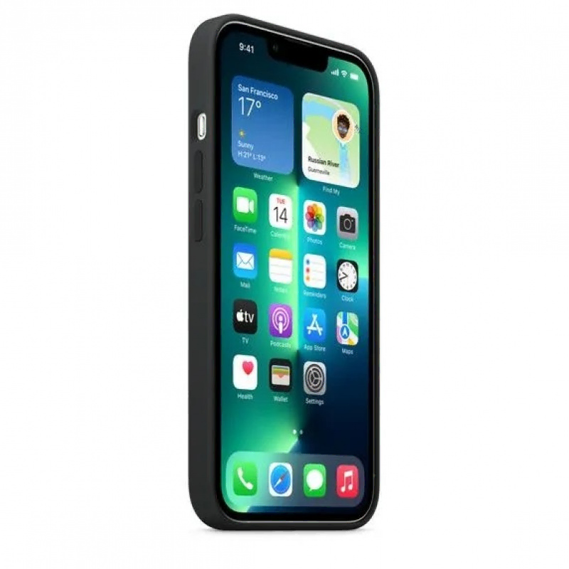Накладка Apple iPhone 13 Pro Silicon Case MagSafe (Тёмная ночь)