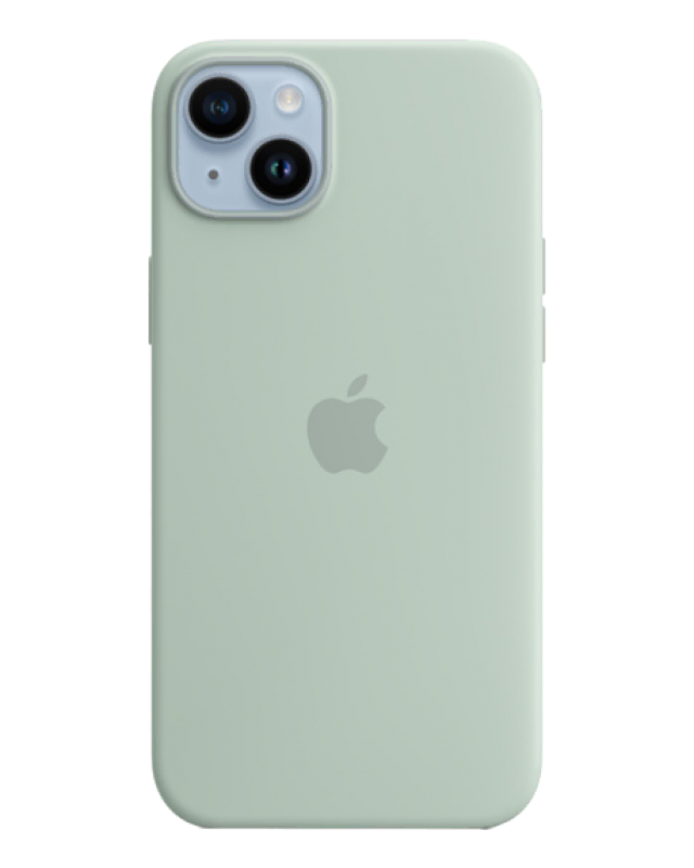 Накладка Apple iPhone 14 Silicon Case MagSafe Animation (Бузина)